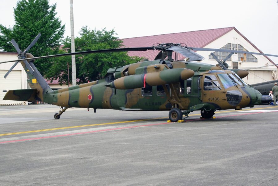 UH-60JA milik JGSDF jatuh