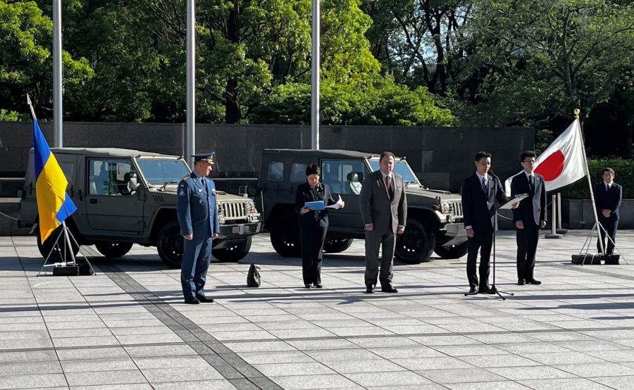 Bantuan kendaraan taktis dari Jepang untuk Ukraina