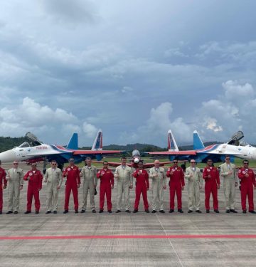 JAT dan Russian Knights di Langkawi