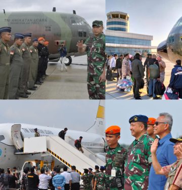 TNI AU melaksanakan misi kemanusiaan di Turkiye dan menjemput WNI dari Sudan
