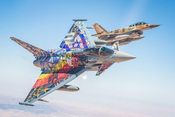 Typhoon Jerman dan F-16I Israel