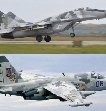 Ukraine's MiG-29 and Su-25 (1)