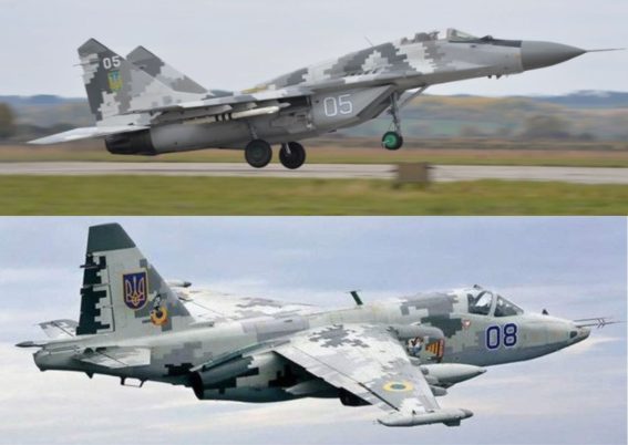 Ukraine's MiG-29 and Su-25 (1)