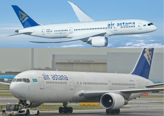 Air Astana akan menjual Boeing 767 setelah menerima 787 Dreamliner_