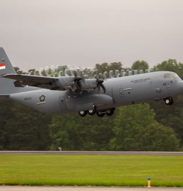 C-130J-30 A-1340 Super Hercules TNI AU _ Lockheed Martin _ Airspace Review