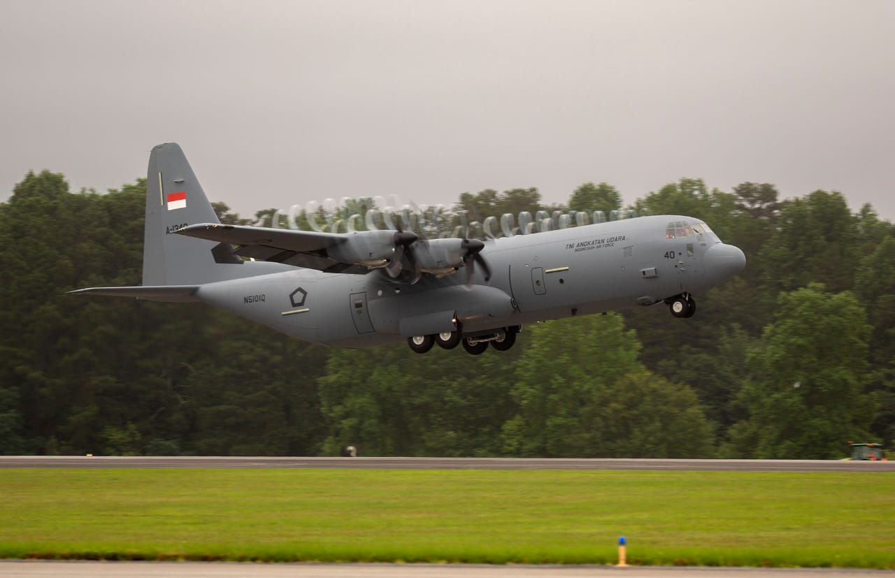 C-130J-30 A-1340 Super Hercules TNI AU _ Lockheed Martin _ Airspace Review