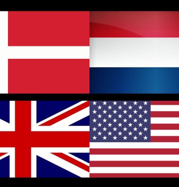 Denmark - Belanda - Inggris - Amerika Serikat