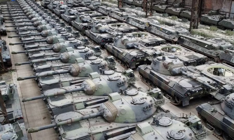 Leopard 1 di Gudang Angkatan Bersenjata Jerman