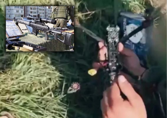 Senapan Dragunov dan drone