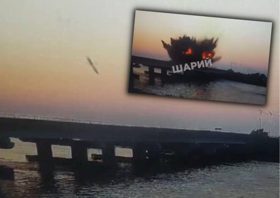 Serangan rudal Storm Shadow terhadap Jembatan Chonhar yang menguhubungkan Krimea dengan Kherson_ Airspace Review