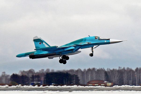 UAC ha entregado un nuevo lote de Su-34 a la Fuerza Aérea Rusa