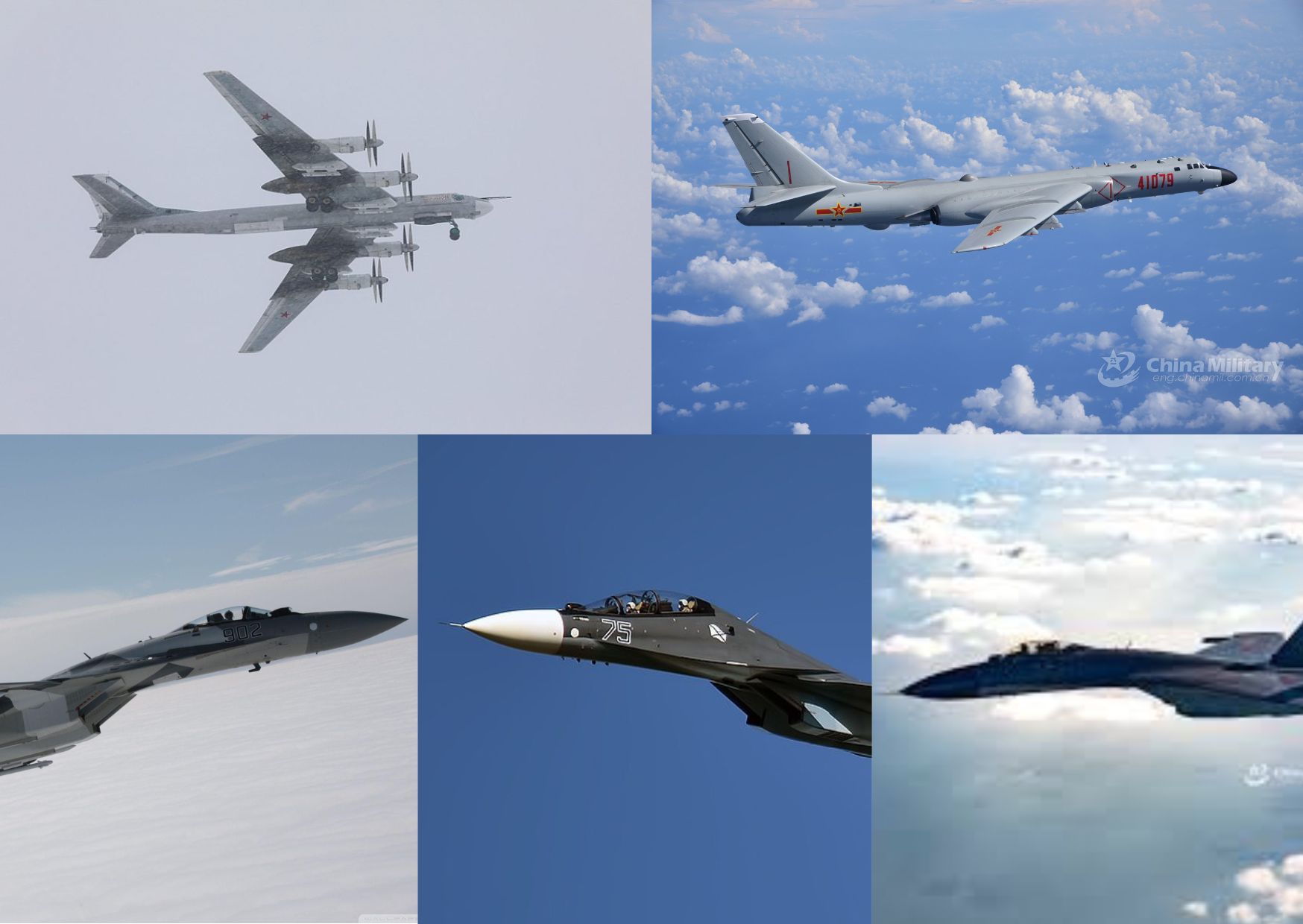 Tu-95MS - H-6K - Su-35S - Su-30SM - J-11B _ Airspace Review