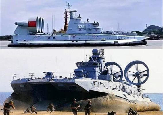 Hovercraft kelas Zubr Angkatan Laut China