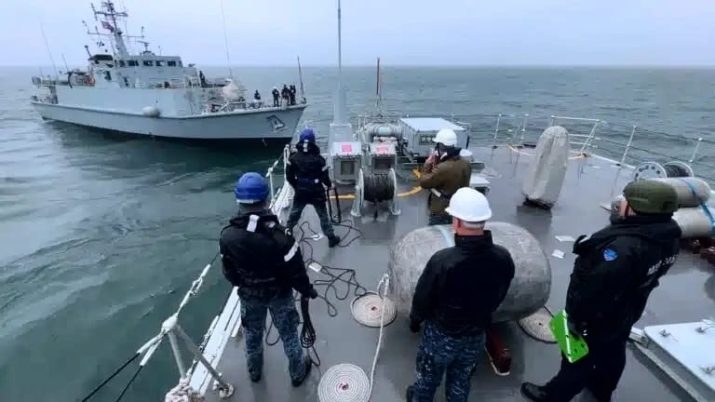 Kapal Penanggulangan Ranjau Ukraina dari Inggris