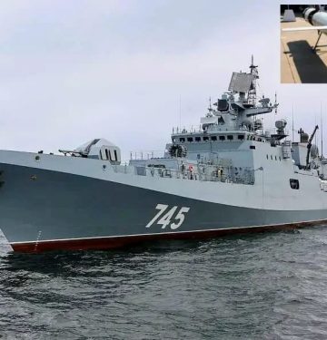 Kapal perang Rusia dengan rudal Kalibr