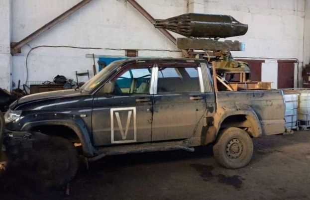 Las fuerzas rusas utilizan lanzacohetes Frankenstein en Ucrania