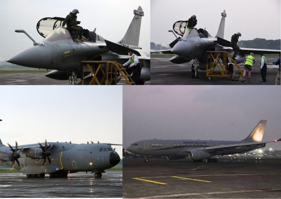 Rafale - A400M - A330 MRTT_ airspace review