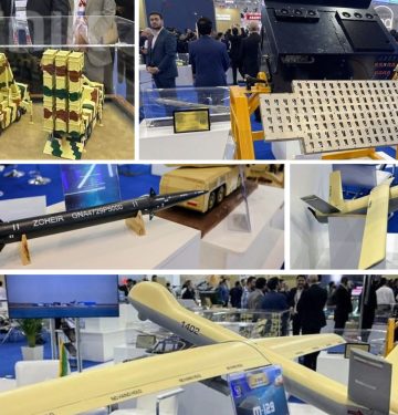 Iran pamer produk industri pertahanannya di Army-2023 Rusia_ airspace review