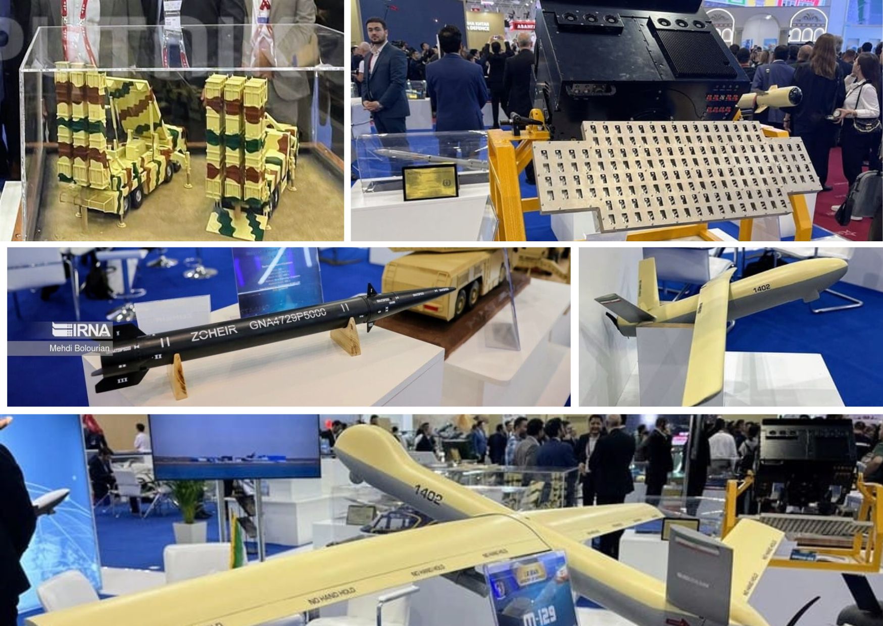 Iran pamer produk industri pertahanannya di Army-2023 Rusia_ airspace review