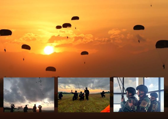 Kopasgat melaksanakan OP3U dalam Latgab TNI 2023_ airspace review