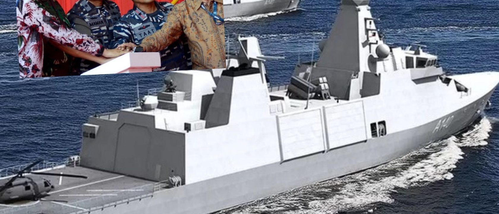 Peletakan Lunas Fregat Merah Putih_ Airspace Review