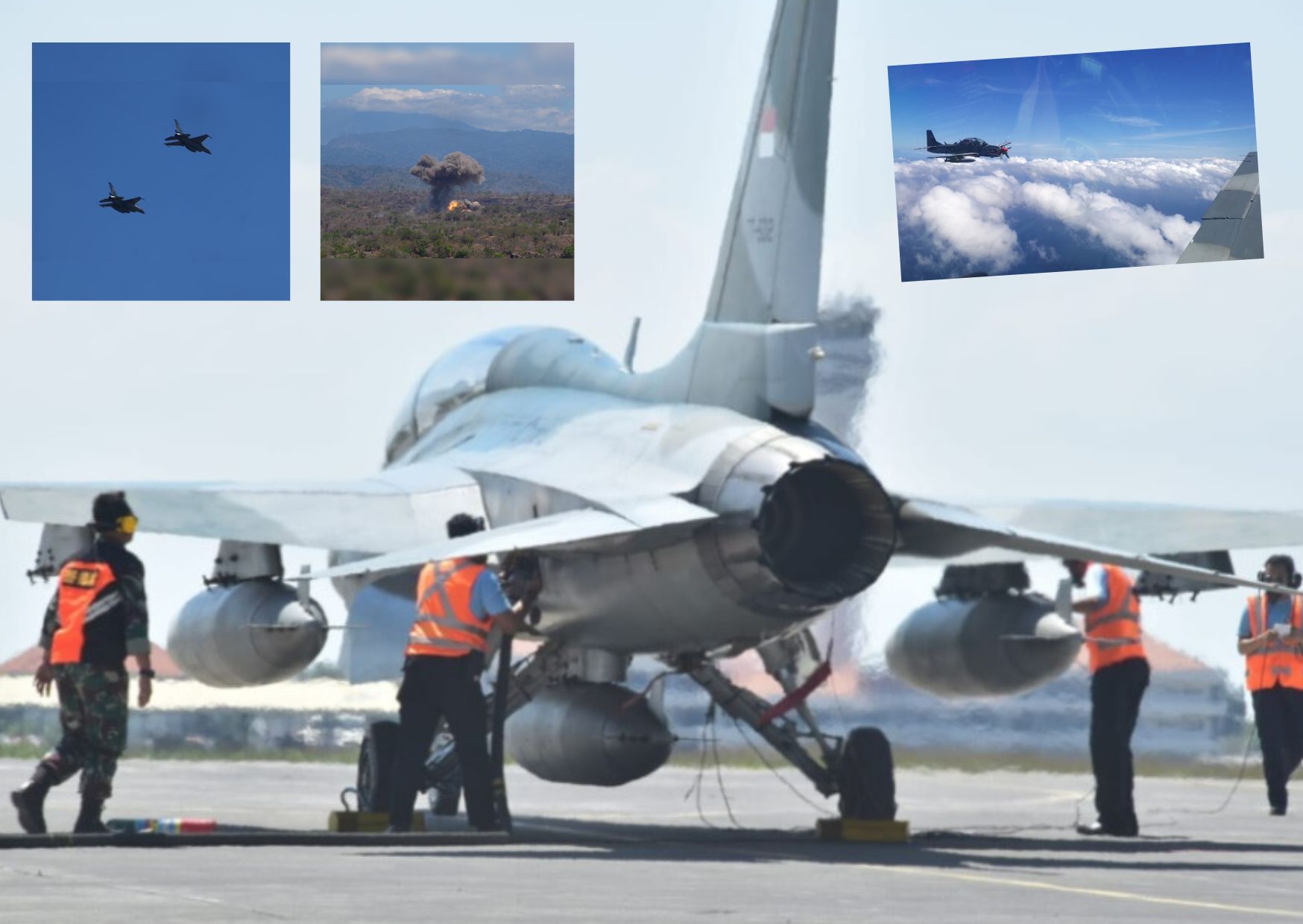 T-50i dan Super Tucano hancurkan sasaran pada Latgab TNI 2023_ airspace review