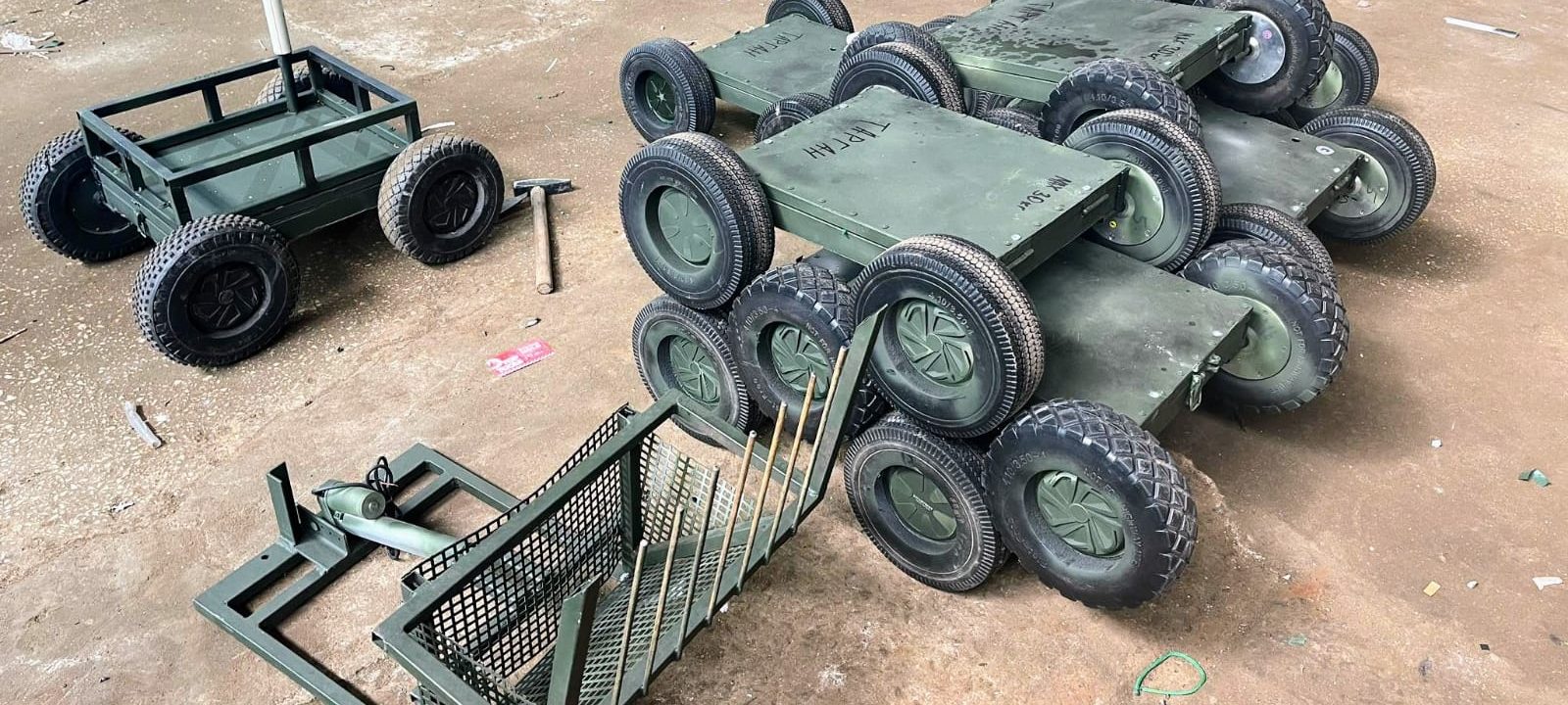 Targan land-mine clearing UGV