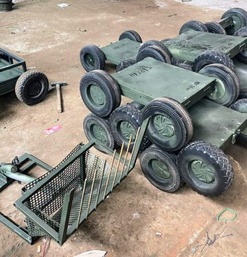 Targan land-mine clearing UGV