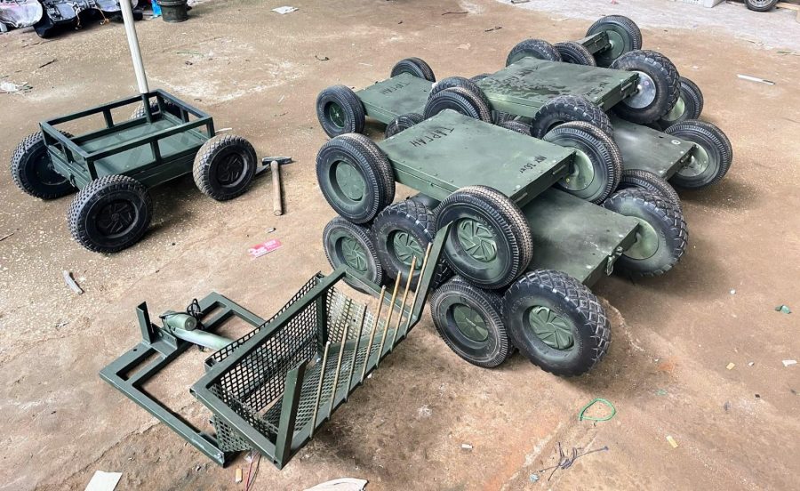 Targan land-mine clearing UGV