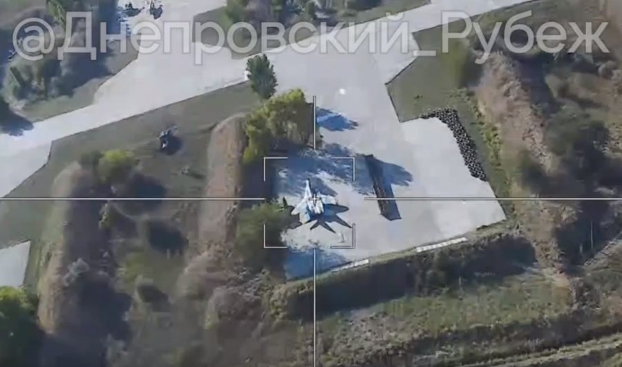 Drone Lancet serang MiG-29 Ukraina