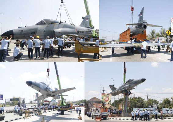 Hawk TT-0229 dijadikan Monumen di Madiun_ Airspace Review