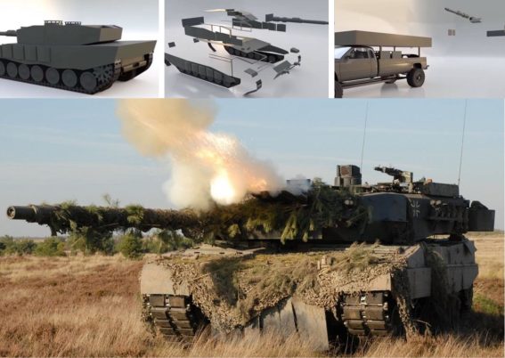 Ukraina membuat replika tank Leopard 2 untuk menipu drone Rusia_ airspace review