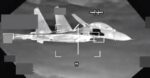 J-11 China pepet pembom B-52 AS di atas Laut China Selatan pada malam hari