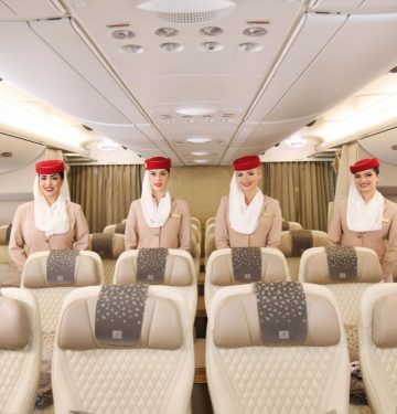 Kelas Ekonomi Premium Emirates A380