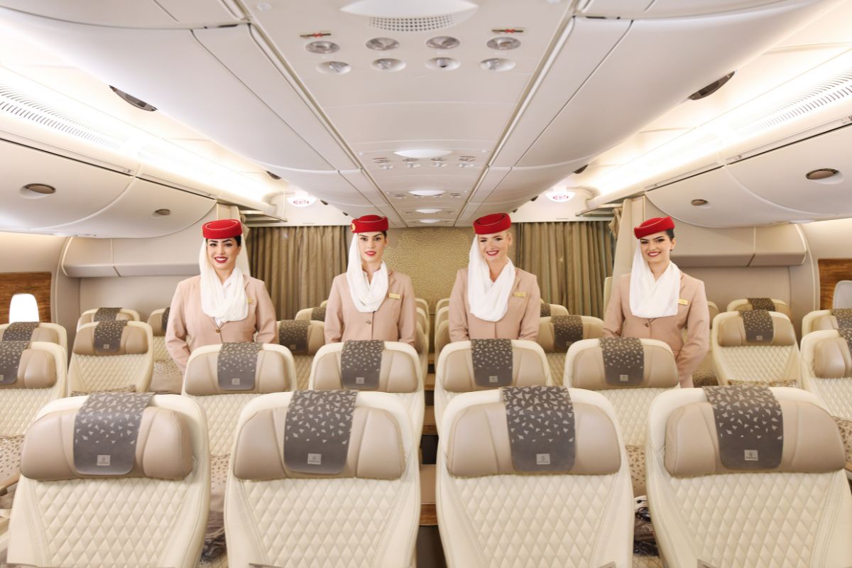 Kelas Ekonomi Premium Emirates A380