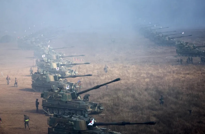 Latihan Militer Korea Selatan dan AS di dekat perbatasan Korea Utara