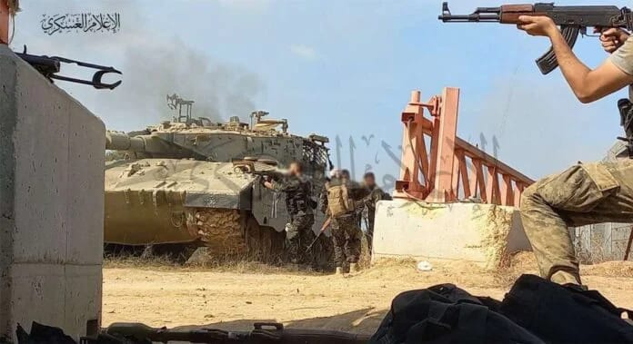 Merkava jatuh ke tangan militan Hamas