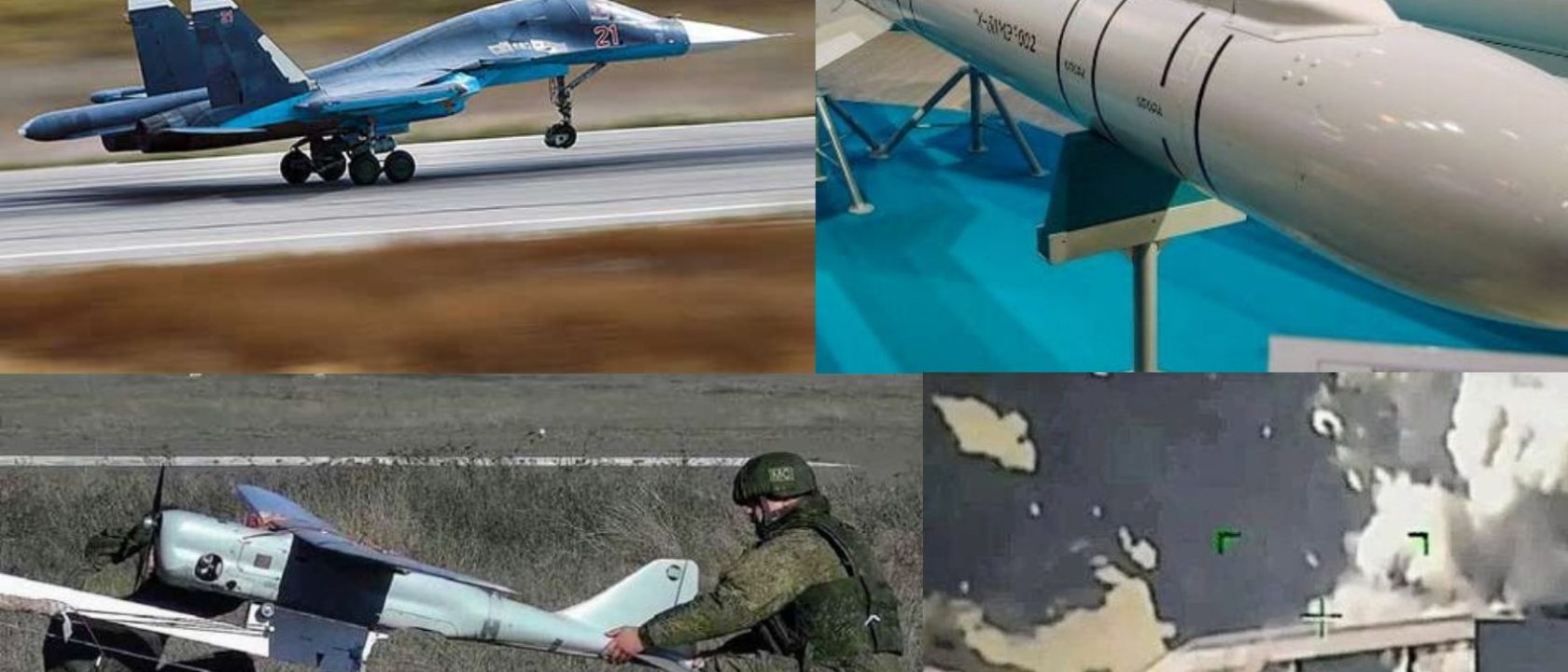 Su-34 tembakkan rudal Kh-38ML dipandu rudal Orlan_ Airspace Review