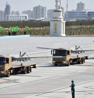 Turkmenistan pamerkan drone Bayraktar TB2