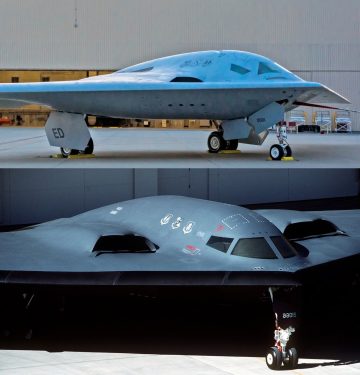 B-21 dibandingkan B-2
