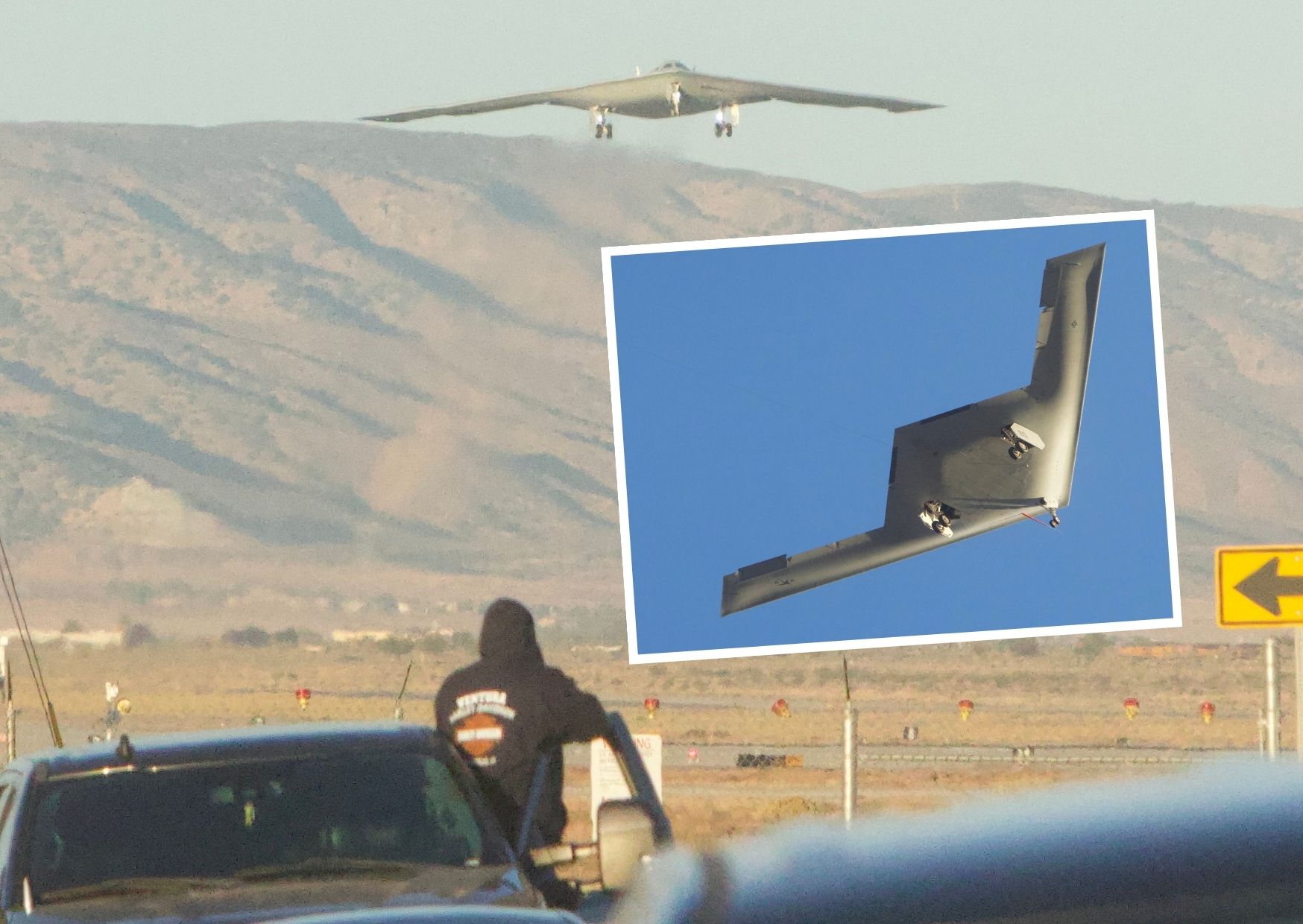 B-21 terbang perdana_ Airspace Review_ first flight