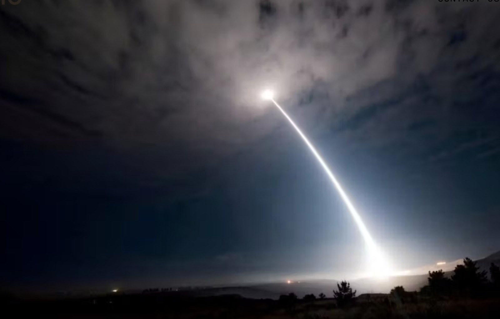 Ilustrasi rudal ICBM AS
