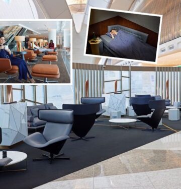 Lounge Etihad di Terminal A Bandara Abu Dhabi