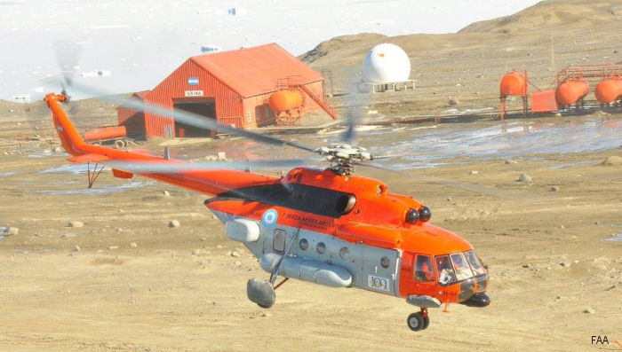 Argentine Mi-171E helicopter