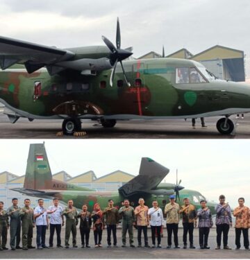 NC212i kelima untuk TNI AU_ PTDI_ Airspace Review (1)