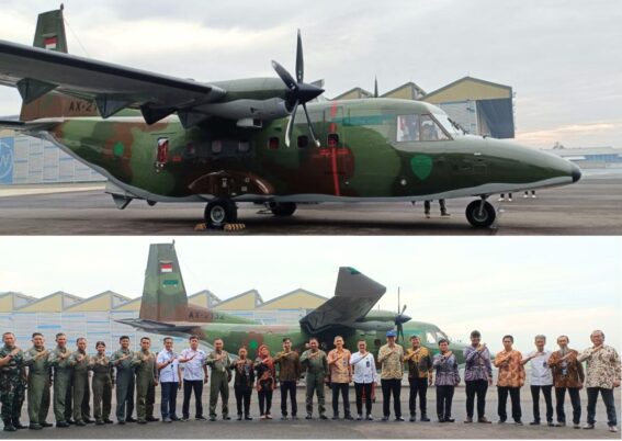 NC212i kelima untuk TNI AU_ PTDI_ Airspace Review (1)