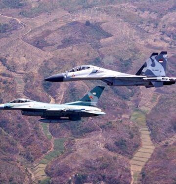 Sukhoi dan F-16 TNI AU