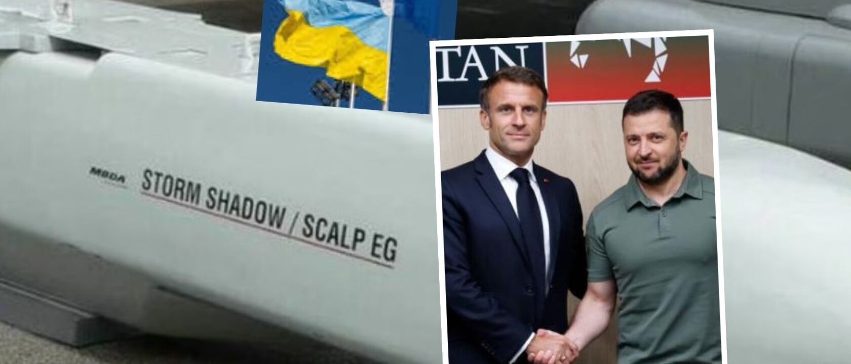 Macron dan Zelensky_Prancis kirim rudal SCALP-EG_ Airspace Review