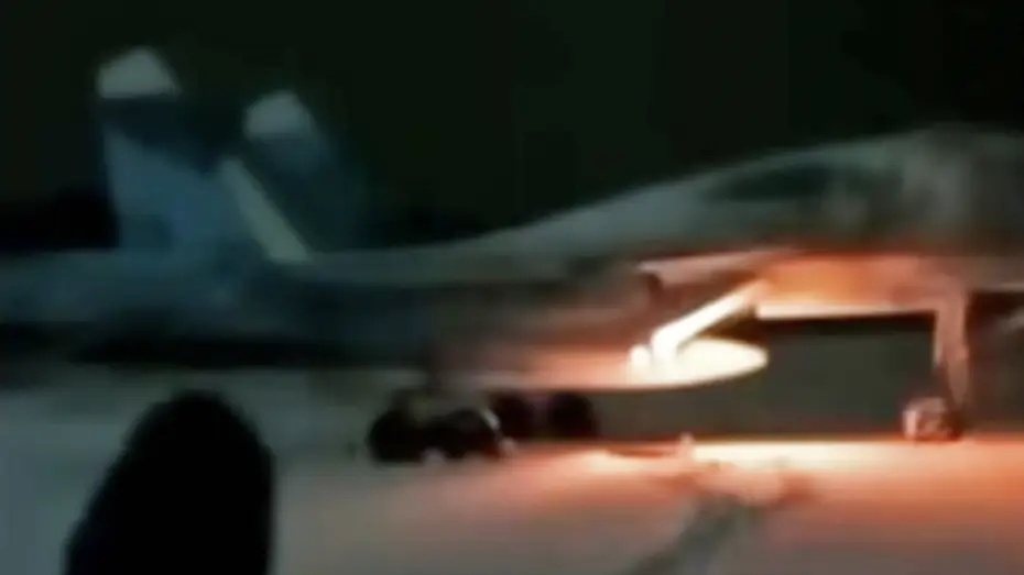 Su-34 dibakar penyabot Ukraina