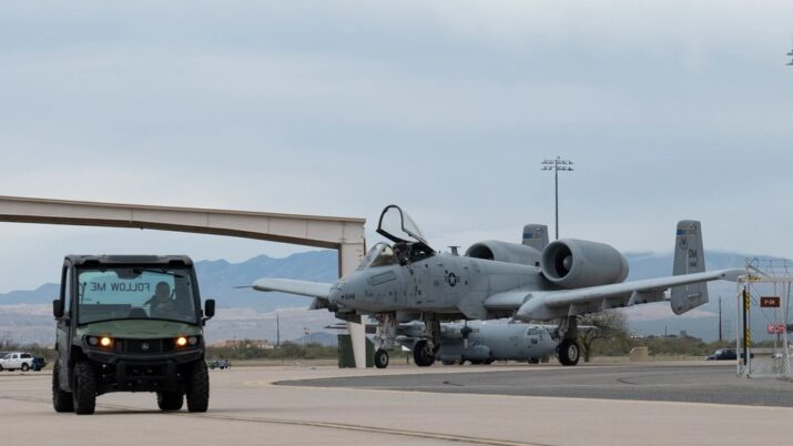 A-10C Thunderbolt di Davis-Monthan dipensiunkan_